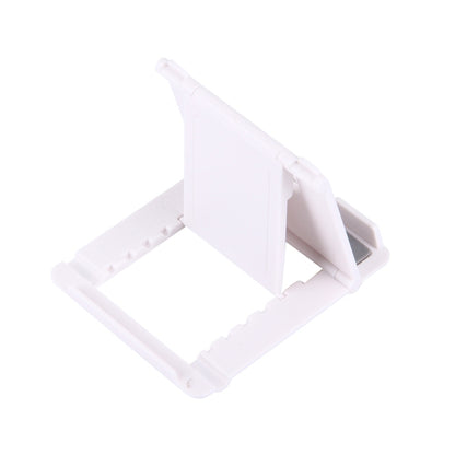 Universal Foldable Mini Phone Holder Stand, Size: 8.3 x 7.1 x 0.7 cm, For iPhone, Samsung, Huawei, Xiaomi, HTC and Other Smartphone, Tablets(White) - Desktop Holder by buy2fix | Online Shopping UK | buy2fix