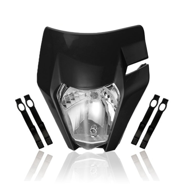 Speedpark H4 KTM Cross-country Motorcycle LED Headlight Grimace Headlamp (Black) - Headlights by Speedpark | Online Shopping UK | buy2fix