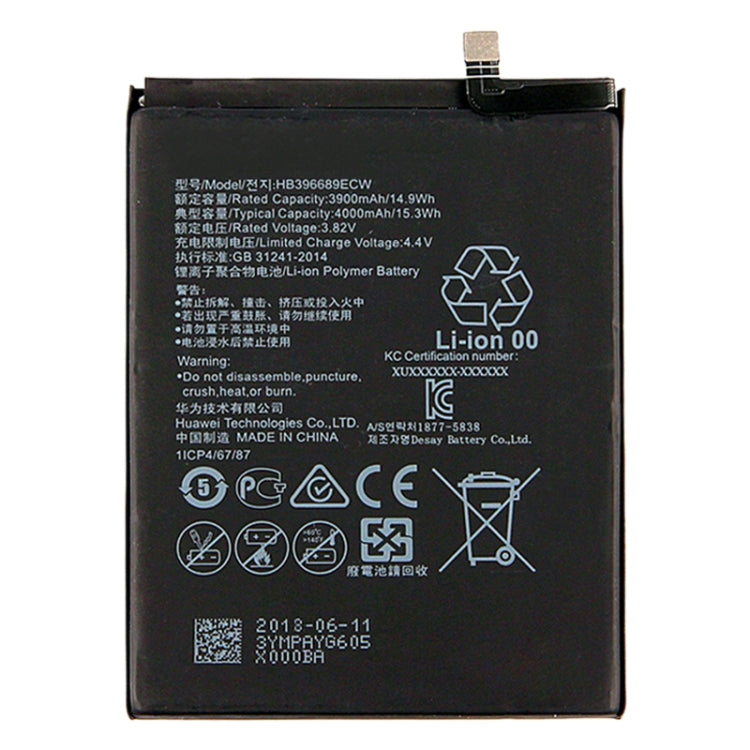 HB396689ECW Li-ion Polymer Battery for Huawei Mate 9 / Mate 9 Pro / Honor 8C / Y9 (2018) - For Huawei by buy2fix | Online Shopping UK | buy2fix