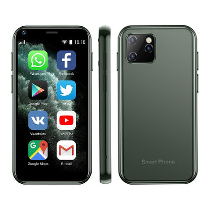 SOYES XS11, 1GB+8GB, 2.5 inch MTK6580 Quad Core up to 1.3GHz, Bluetooth, WiFi, FM, Network: 3G, Dual SIM(Green) - SOYES by SOYES | Online Shopping UK | buy2fix