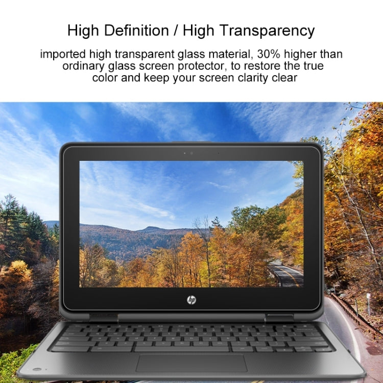 Laptop Screen HD Tempered Glass Protective Film for HP Chromebook x360 11 G1 EE 11.6 inch -  by buy2fix | Online Shopping UK | buy2fix