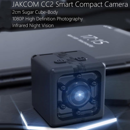 JAKCOM CC2 1080P HD Recorder Cube Smart Mini Camera, with Infrared Night Vision & Motion Detection(Black) - Mini Camera by JAKCOM | Online Shopping UK | buy2fix