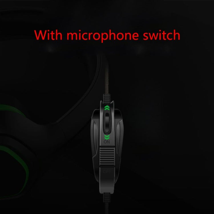 IPEGA PG-R006 Computer Games Wired Headset Noise Reduction Headphones with Mic for Sony PS4 / Nintendo Switch Lite / PC / Phones(Green) - Multimedia Headset by ipega | Online Shopping UK | buy2fix