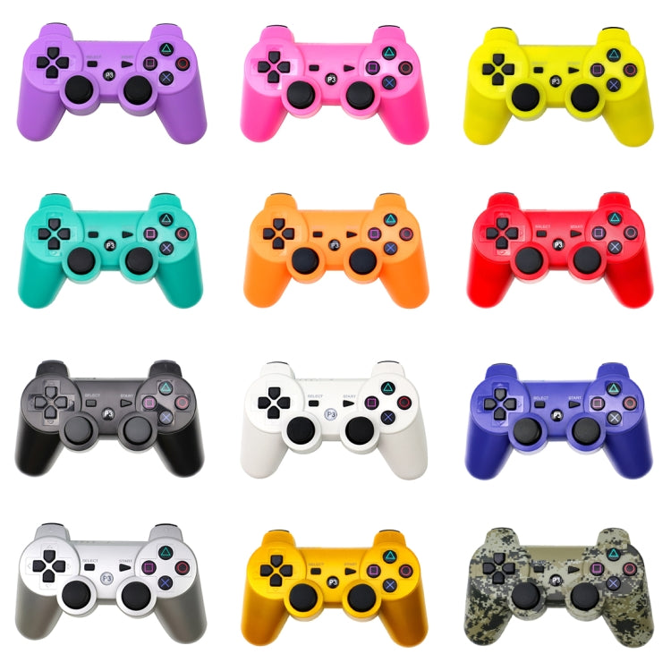 Snowflake Button Wireless Bluetooth Gamepad Game Controller for PS3(Gold) - Gamepads by buy2fix | Online Shopping UK | buy2fix