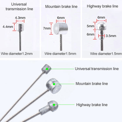 7 in 1 Universal PVC Bicycle Variable Speed Cable Tube Set(Red) - Outdoor & Sports by buy2fix | Online Shopping UK | buy2fix