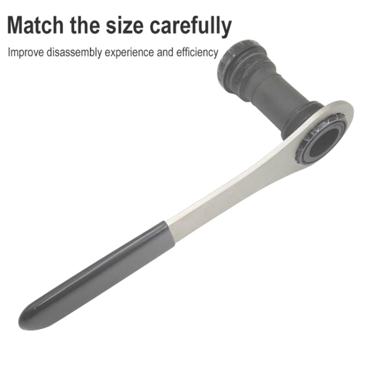 BIKERSAY BB44-16 Bicycle Repair Tools Multi-function Wrench Tool Stainless Steel Axis Spanner - Outdoor & Sports by BIKERSAY | Online Shopping UK | buy2fix