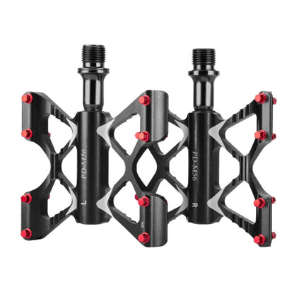 PROMEND PD-M56 1 Pair Mountain Bicycle Aluminum Alloy 3-Bearings Pedals (Black) - Pedals by PROMEND | Online Shopping UK | buy2fix