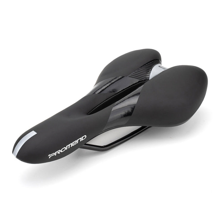 PROMEND SD-567 Hollow Breathable Silicone Racing Bicycle Saddle(Black White) - Outdoor & Sports by PROMEND | Online Shopping UK | buy2fix