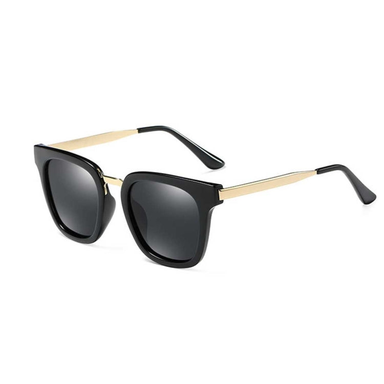 Men Fashion UV400 Polarized Sunglasses (Black + Grey) - Sunglasses by buy2fix | Online Shopping UK | buy2fix