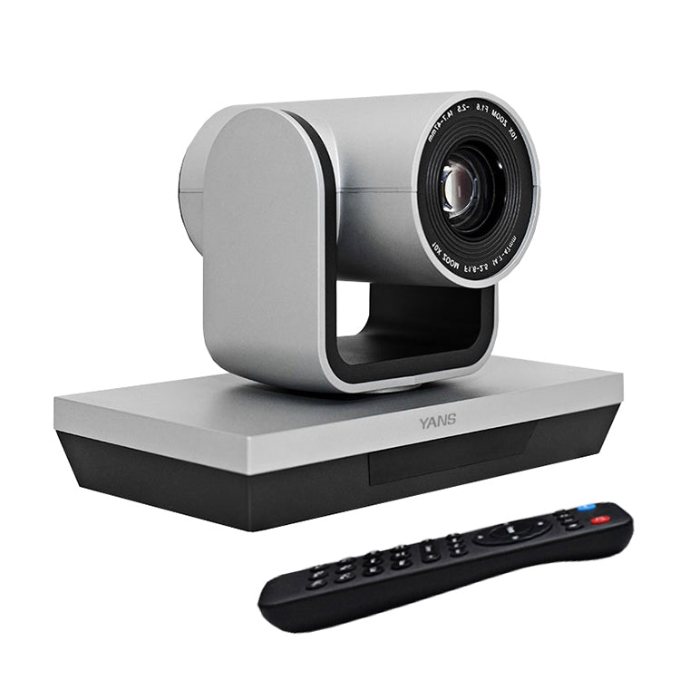 YANS YS-H20U USB HD 1080P Wide-Angle Video Conference Camera with Remote Control, US Plug(Grey) - HD Camera by YANS | Online Shopping UK | buy2fix