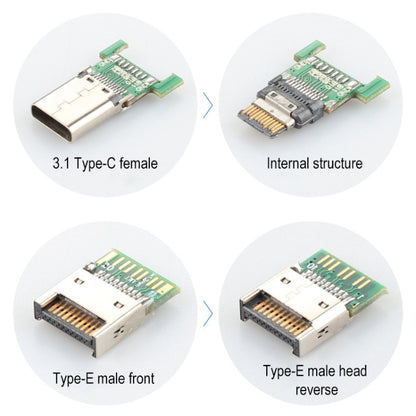 USB 3.1 Type-E to USB-C / Type-C Back Baffle Cable - Computer & Networking by buy2fix | Online Shopping UK | buy2fix