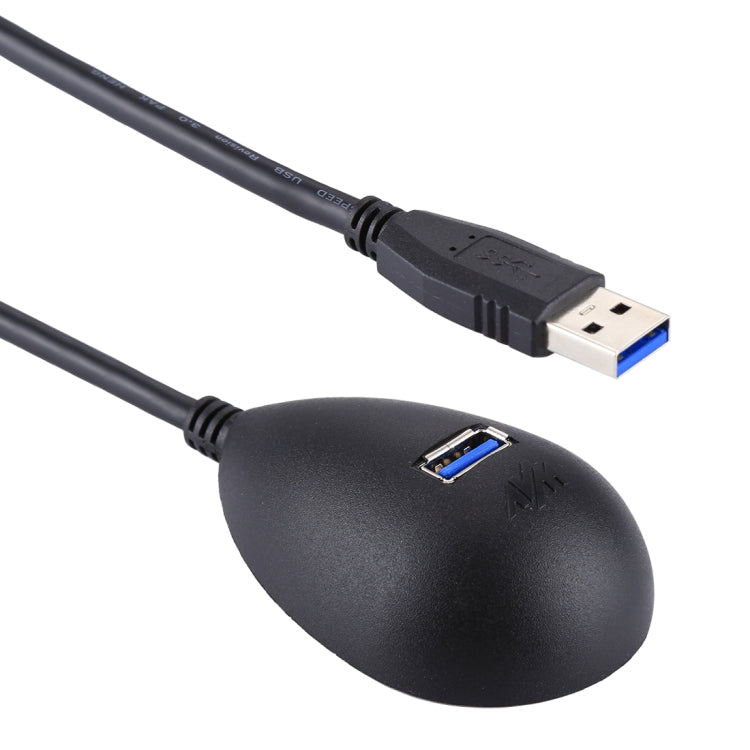 AVM USB 3.0 Male to Female Extension Data Sync Power Charge Cable Desktop Base Dock Holder, Cable Length: 80cm - Computer & Networking by buy2fix | Online Shopping UK | buy2fix