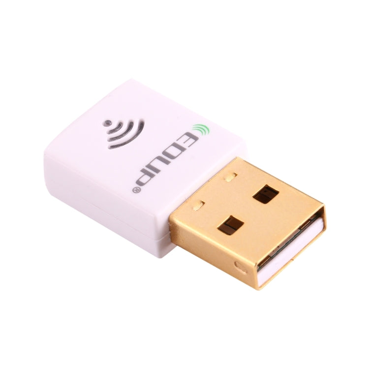 EDUP EP-AC1619 Mini Wireless USB 600Mbps 2.4G / 5.8Ghz 150M+433M Dual Band WiFi Network Card for Nootbook / Laptop / PC(White) - USB Network Adapter by EDUP | Online Shopping UK | buy2fix