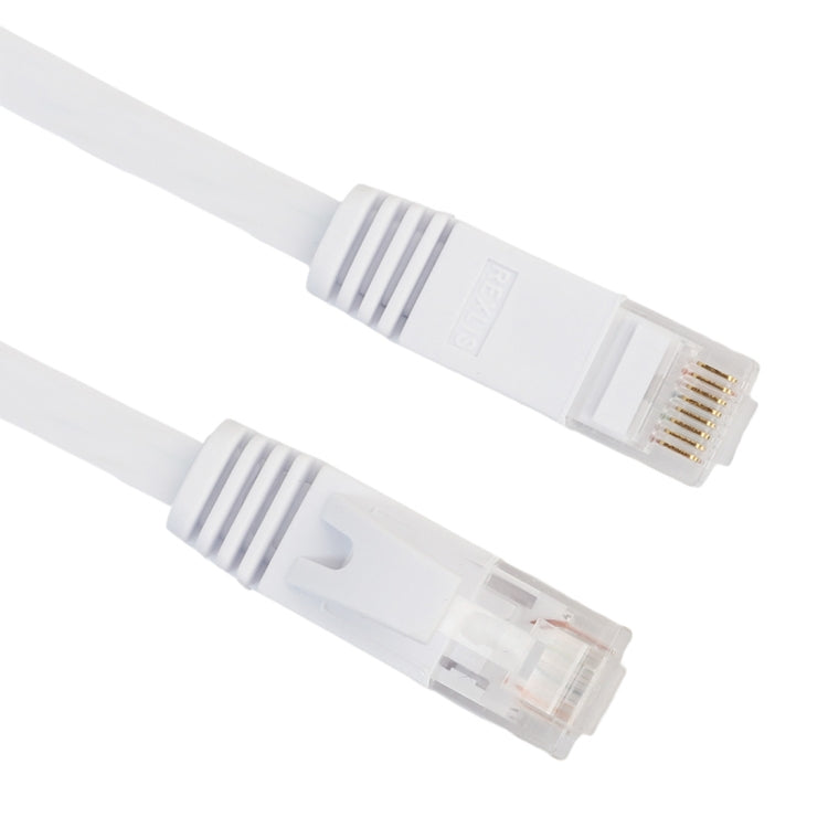 8m CAT6 Ultra-thin Flat Ethernet Network LAN Cable, Patch Lead RJ45 (White) -  by buy2fix | Online Shopping UK | buy2fix