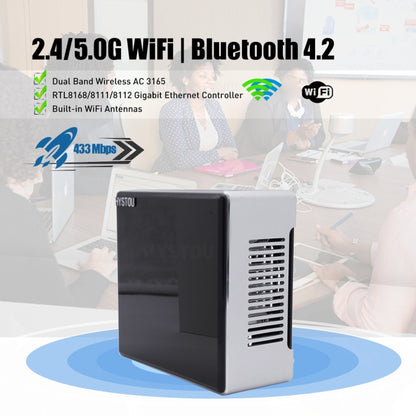 HYSTOU M5 Windows 7/8/10 / WES7/10/Linux System Mini PC, Intel Core i5-1135G7 Quad Core 8 Threads up to 4.2GHz, 32GB RAM+512GB SSD, US Plug - Windows Mini PCs by HYSTOU | Online Shopping UK | buy2fix