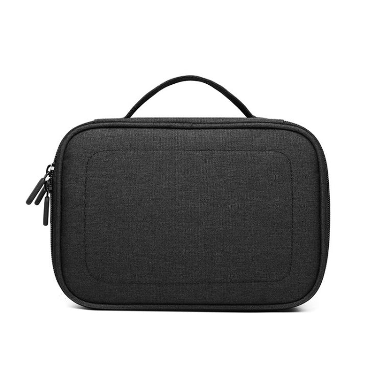 Multi-function Headphone Charger Data Cable Storage Bag, Single Layer Storage Bag, Size: 23x16x7cm(Black) - Other by buy2fix | Online Shopping UK | buy2fix