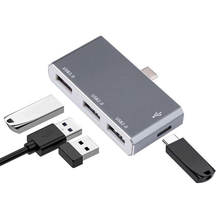 USB-C / Type-C to OTG 4 Port Type-C USB 3.0 USB 2.0 HUB Adapter - Computer & Networking by buy2fix | Online Shopping UK | buy2fix