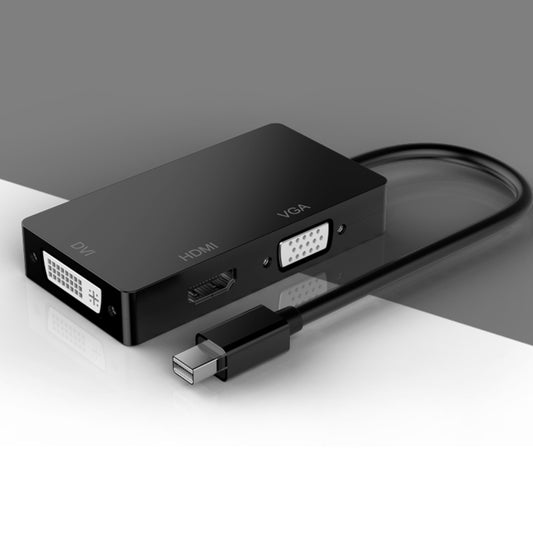 basix D1 Mini DP to HDMI + DVI + VGA 1080P Multi-function Converter, Cable Length: 15cm (Black) - Computer & Networking by basix | Online Shopping UK | buy2fix