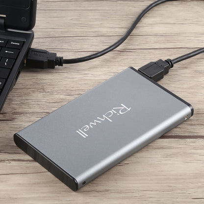 Richwell SATA R2-SATA-1TGB 1TB 2.5 inch USB3.0 Super Speed Interface Mobile Hard Disk Drive(Grey) - External Hard Drives by Richwell | Online Shopping UK | buy2fix