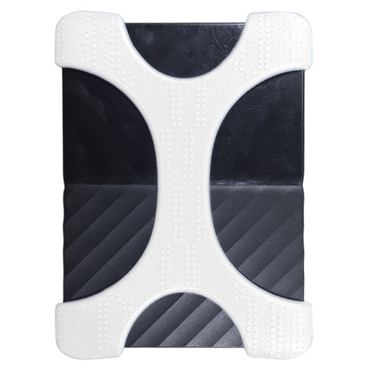 X Type 2.5 inch Portable Hard Drive Silicone Case for 2TB-4TB WD & SEAGATE & Toshiba Portable Hard Drive, without Hole (White) - Computer & Networking by buy2fix | Online Shopping UK | buy2fix