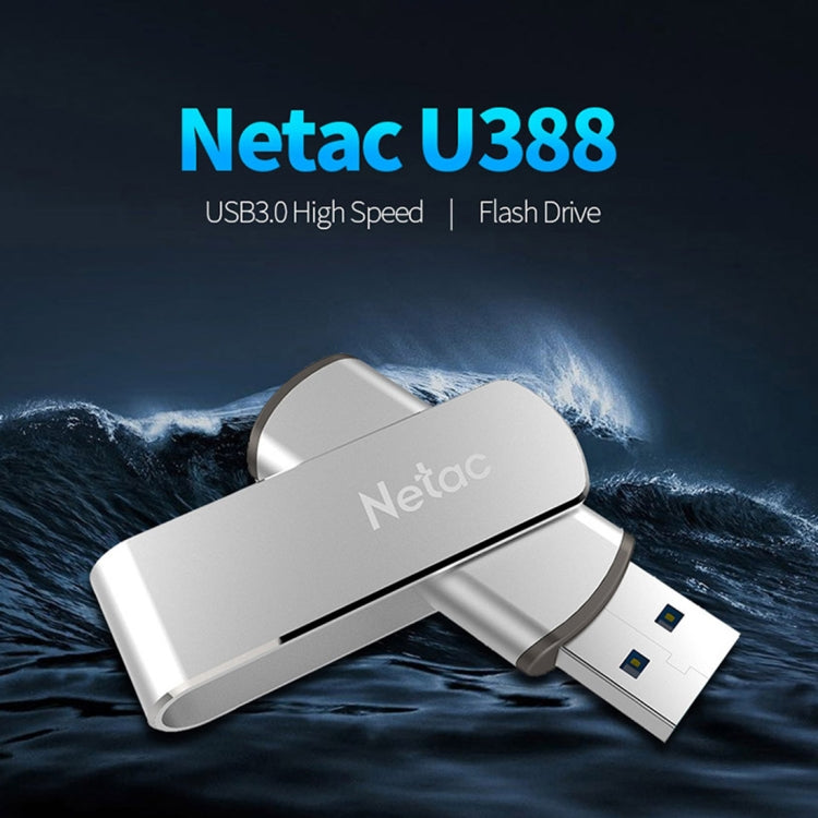 Netac U388 128GB USB 3.0 Twister Secure Encryption Flash Disk - USB Flash Drives by Netac | Online Shopping UK | buy2fix