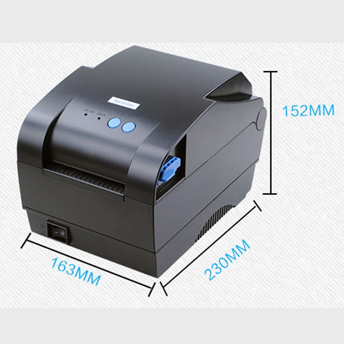 Xprinter XP-365B USB Port Thermal Automatic Calibration Barcode Printer - Printer by Xprinter | Online Shopping UK | buy2fix