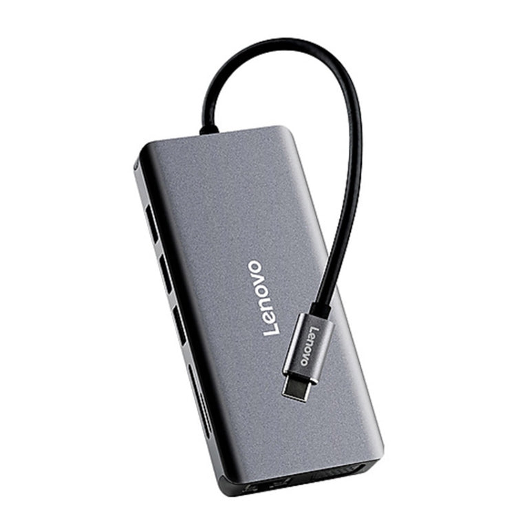 Lenovo LX0801 Type-C / USB-C Network Cable Interface Converter Docking Station - Cable & Adapters by Lenovo | Online Shopping UK | buy2fix