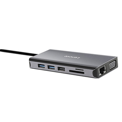 Lenovo LX0801 Type-C / USB-C Network Cable Interface Converter Docking Station - Cable & Adapters by Lenovo | Online Shopping UK | buy2fix