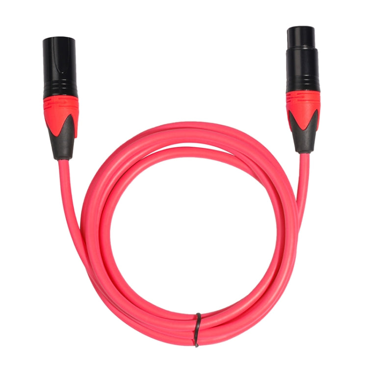 XRL Male to Female Microphone Mixer Audio Cable, Length: 1m (Red) - Consumer Electronics by buy2fix | Online Shopping UK | buy2fix