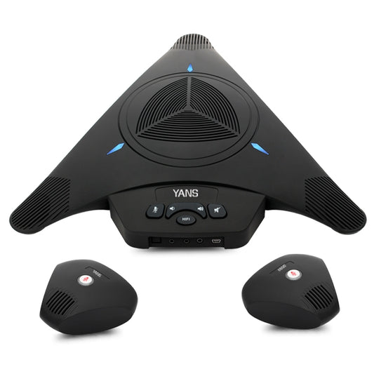 YANS YS-M23-2 USB Mini Port Video Conference Expanded Omnidirectional Microphone (Black) - Microphone by YANS | Online Shopping UK | buy2fix