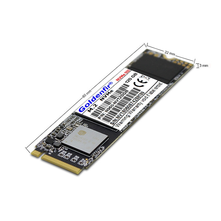 Goldenfir 2.5 inch M.2 NVMe Solid State Drive, Capacity: 120GB - External Solid State Drives by Goldenfir | Online Shopping UK | buy2fix