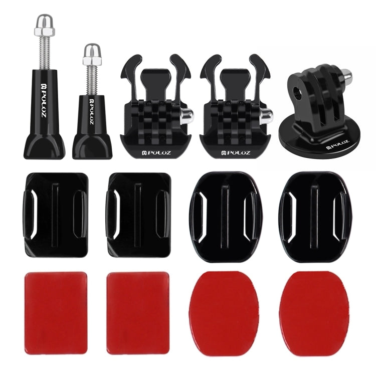 PULUZ 24 in 1 Bike Mount Accessories Combo Kits with EVA Case (Wrist Strap + Helmet Strap + Extension Arm + Quick Release Buckles + Surface Mounts + Adhesive Stickers + Tripod Adapter + Storage Bag +  ... /3 /2 /1, DJI Osmo Action and Other Action Cameras - DJI & GoPro Accessories by PULUZ | Online Shopping UK | buy2fix