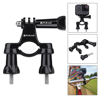 PULUZ 24 in 1 Bike Mount Accessories Combo Kits (Wrist Strap + Helmet Strap + Extension Arm + Quick Release Buckles + Surface Mounts + Adhesive Stickers + Tripod Adapter + Storage Bag + Handlebar Moun ...  for GoPro, Insta360, DJI and Other Action Cameras -  by PULUZ | Online Shopping UK | buy2fix