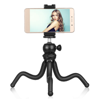 PULUZ Mini Octopus Flexible Tripod Holder with Ball Head & Phone Clamp + Tripod Mount Adapter & Long Screw for SLR Cameras, GoPro, Cellphone, Size: 25cmx4.5cm - DJI & GoPro Accessories by PULUZ | Online Shopping UK | buy2fix