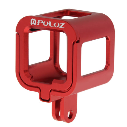 PULUZ Housing Shell CNC Aluminum Alloy Protective Cage with Insurance Frame for GoPro HERO5 Session /HERO4 Session /HERO Session(Red) - Metal Cases by PULUZ | Online Shopping UK | buy2fix