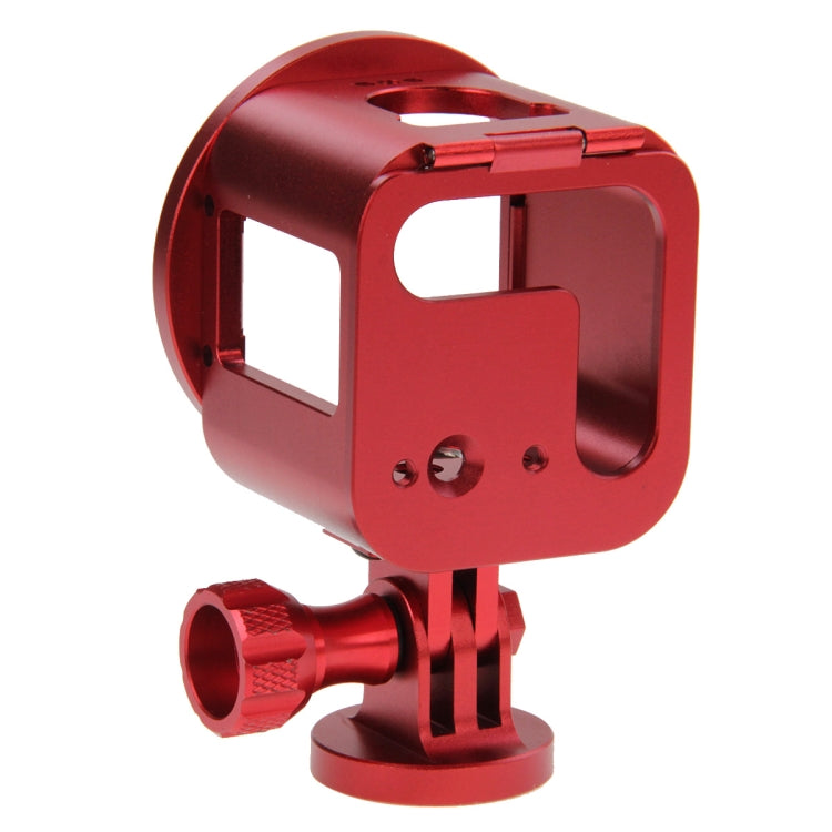 PULUZ Housing Shell CNC Aluminum Alloy Protective Cage Kit with Metal Wrench & Lens Cap & Screw & Tripod Adapter for GoPro HERO5 Session /HERO4 Session /HERO Session(Red) - DJI & GoPro Accessories by PULUZ | Online Shopping UK | buy2fix