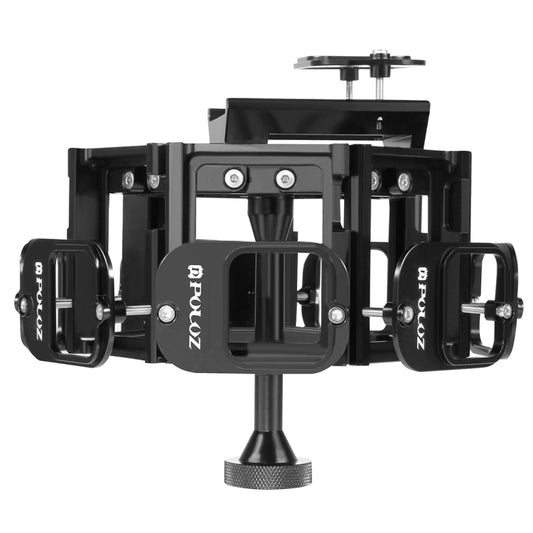 PULUZ  8 in 1 All View Panorama Frame CNC Aluminum Alloy Protective Cage with Screw for GoPro HERO7 /6 /5(Black) - DJI & GoPro Accessories by PULUZ | Online Shopping UK | buy2fix