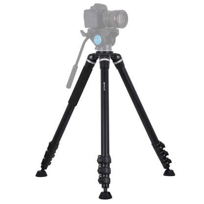 PULUZ 4-Section Folding Legs Metal Tripod Mount for DSLR / SLR Camera, Adjustable Height: 97-180cm - Tripods by PULUZ | Online Shopping UK | buy2fix