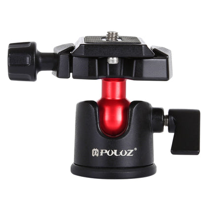 PULUZ 360 Degree Rotation Panoramic Metal Ball Head with Quick Release Plate for DSLR & Digital Cameras(Black) - Tripod Heads by PULUZ | Online Shopping UK | buy2fix