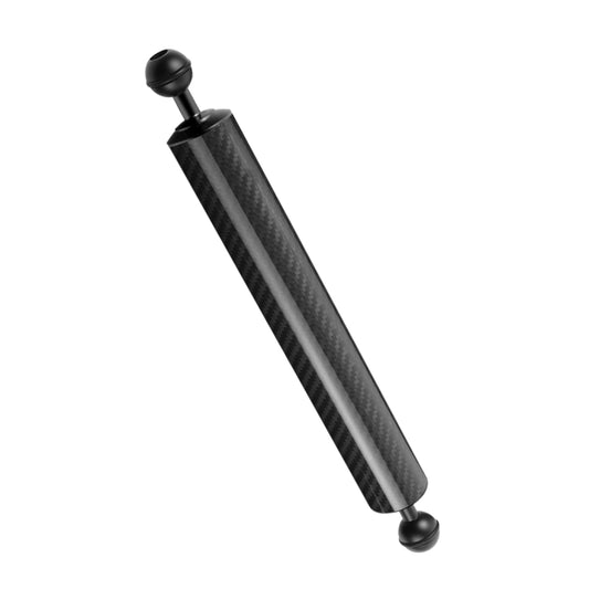 PULUZ 12.59 inch 32cm Length 40mm Diameter Dual Balls Carbon Fiber Floating Arm, Ball Diameter: 25mm, Buoyancy: 189g - Diving Accessories by PULUZ | Online Shopping UK | buy2fix