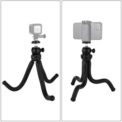 PULUZ Mini Octopus Flexible Tripod Holder with Ball Head for SLR Cameras, GoPro, Cellphone, Size:30cmx5cm - Portable Mini Tripod by PULUZ | Online Shopping UK | buy2fix