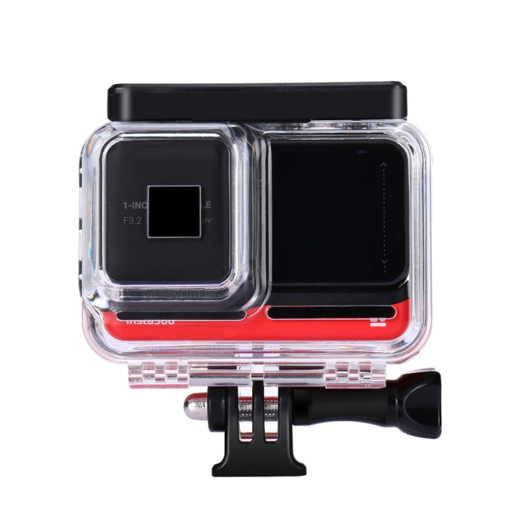 PULUZ 60m Underwater Depth Diving Case Waterproof Camera Housing for Insta360 ONE R 1.0 inch Edition(Transparent) - DJI & GoPro Accessories by PULUZ | Online Shopping UK | buy2fix