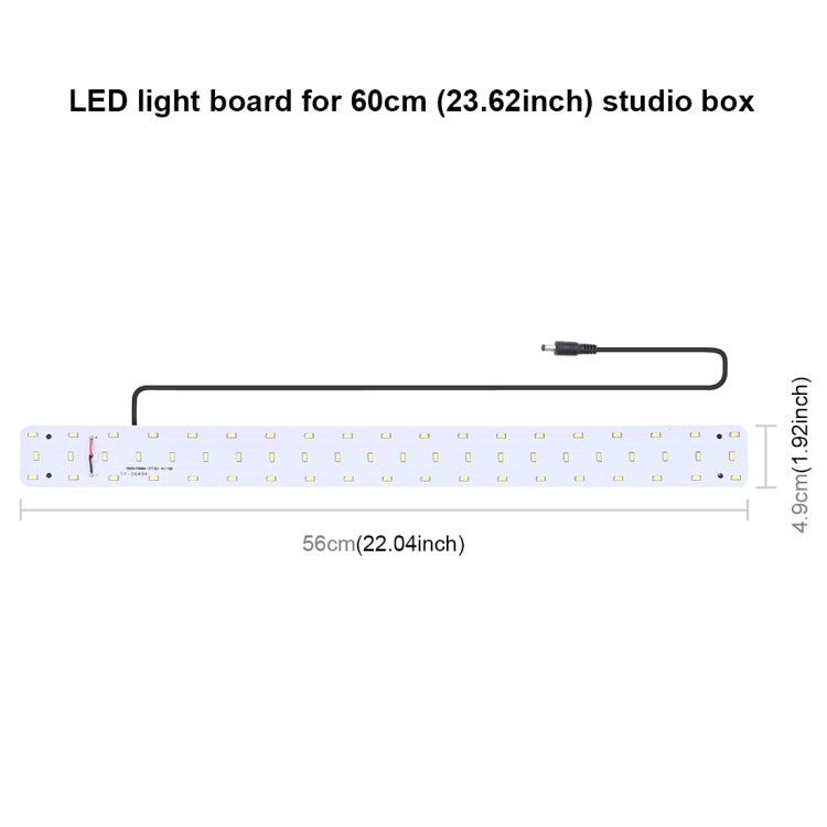 PULUZ 30W 1690LM 60 LEDs SMD 5730 5500K Aluminum Base Light Panel for 60cm Studio Tent -  by PULUZ | Online Shopping UK | buy2fix