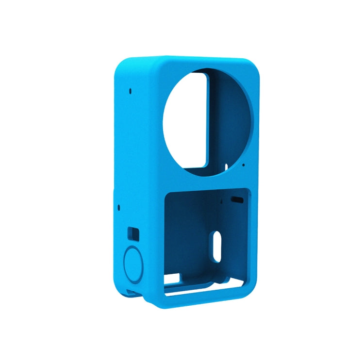 PULUZ Silicone Protective Case for DJI Action 2(Blue) - DJI & GoPro Accessories by PULUZ | Online Shopping UK | buy2fix