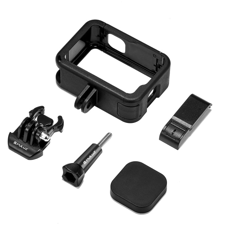 PULUZ Frame Expansion PA Cage with Side Interface Cover for GoPro HERO13 Black /12 Black /11 Black /10 Black /9 Black(Black) - Protective Frame by PULUZ | Online Shopping UK | buy2fix