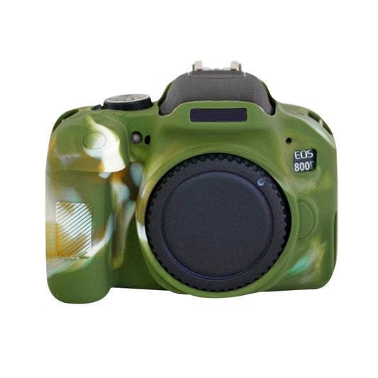 PULUZ Soft Silicone Protective Case for Canon EOS 800D(Camouflage) - Protective Case by PULUZ | Online Shopping UK | buy2fix