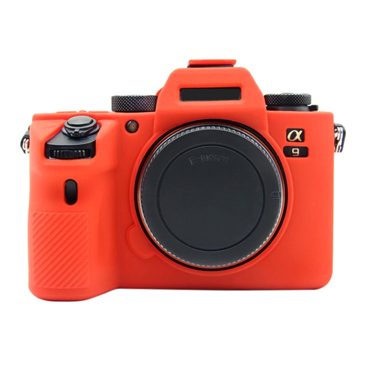 PULUZ Soft Silicone Protective Case for Sony A9 (ILCE-9) / A7 III/ A7R  III(Red) - Protective Case by PULUZ | Online Shopping UK | buy2fix