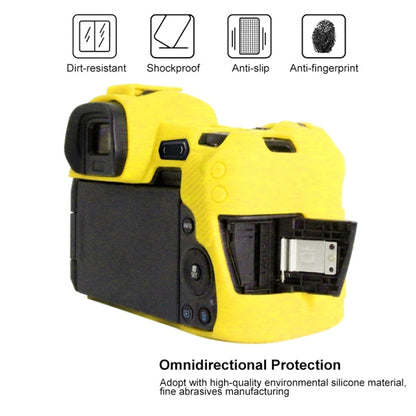 PULUZ Soft Silicone Protective Case for Canon EOS R(Yellow) - Protective Case by PULUZ | Online Shopping UK | buy2fix