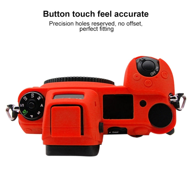 PULUZ Soft Silicone Protective Case for Nikon Z6 / Z7(Red) - Camera Accessories by PULUZ | Online Shopping UK | buy2fix