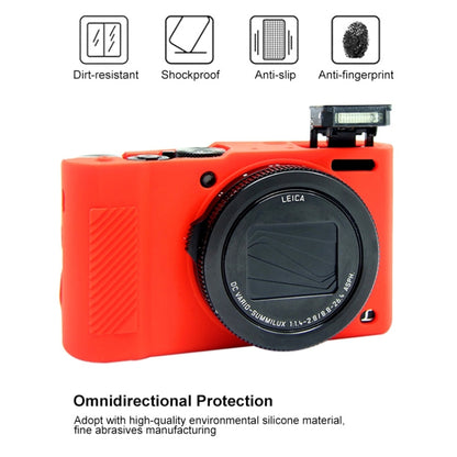 PULUZ Soft Silicone Protective Case for Panasonic Lumix  LX10(Red) - Protective Case by PULUZ | Online Shopping UK | buy2fix